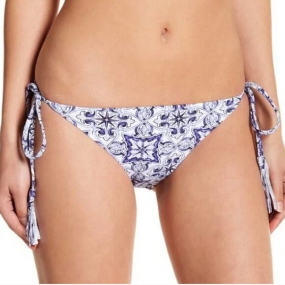 Rachel Roy Women's Hipster Bikini Swim Bottom Blue - Picture 1 of 4